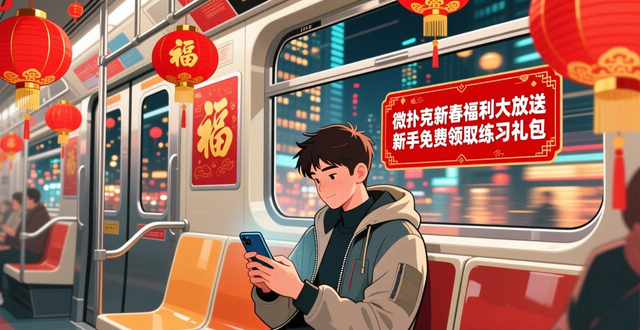 微扑克新春福利大放送 新手免费领取练习礼包