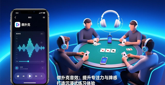 微扑克音效：提升专注力与牌感 打造沉浸式练习体验