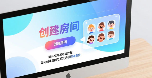微扑克好友对战教程：如何创建房间与朋友远程切磋德扑