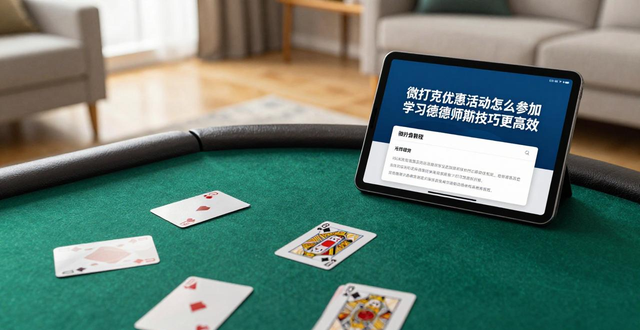 微扑克优惠活动怎么参加 学习德州扑克技巧更高效