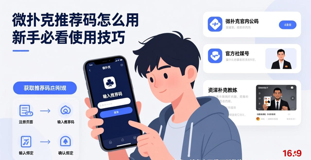 微扑克推荐码怎么用 新手必看使用技巧