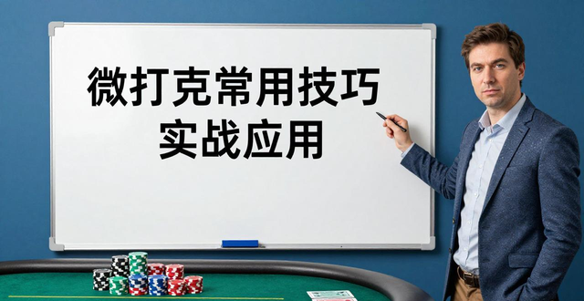 微扑克比赛新手入门 德州扑克规则技巧快速进阶指南