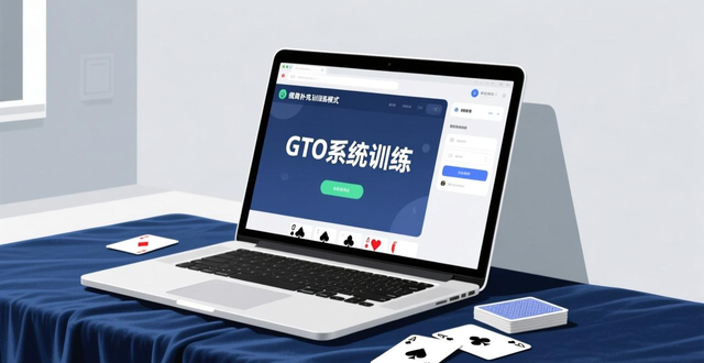 微扑克新手教学：用GTO系统训练告别直觉打牌