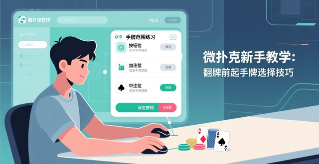 微扑克新手教学：翻牌前起手牌选择技巧，学会这招轻松提高胜率