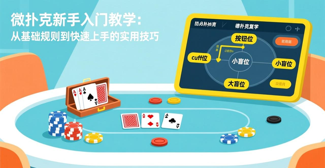 微扑克新手入门教学：从基础规则到快速上手的实用技巧