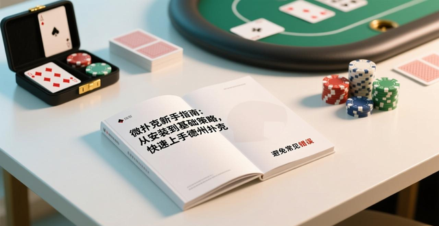 微扑克新手指南：从安装到基础策略，快速上手德州扑克