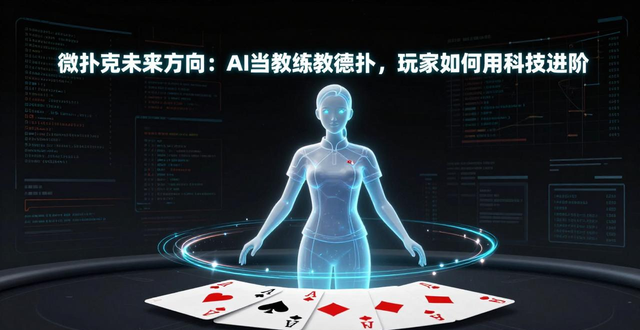 微扑克未来方向：AI当教练教德扑，玩家如何用科技进阶