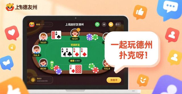 微扑克怎么加好友一起玩？学德州扑克顺便交朋友