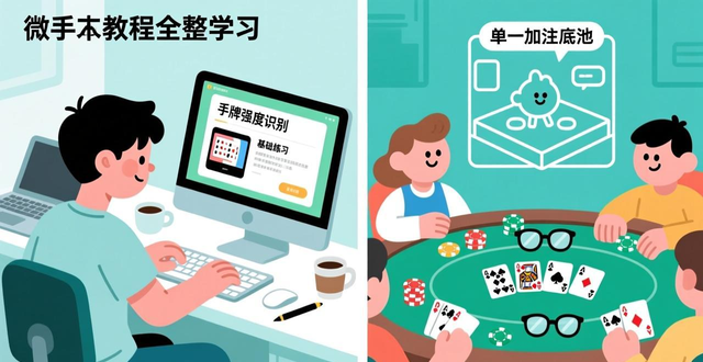 微扑克教程：德州扑克基础规则与新手入门玩法