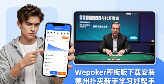 Wepoker手机版下载安装 德州扑克新手学习好帮手