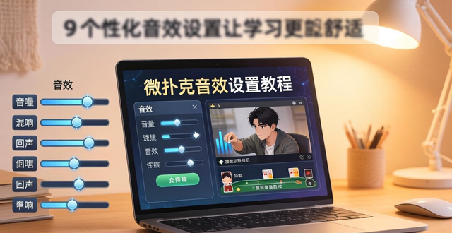 微扑克音效设置教程：如何开启和调整wepoker音效