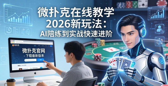 微扑克在线教学 2026新玩法：AI陪练到实战快速进阶