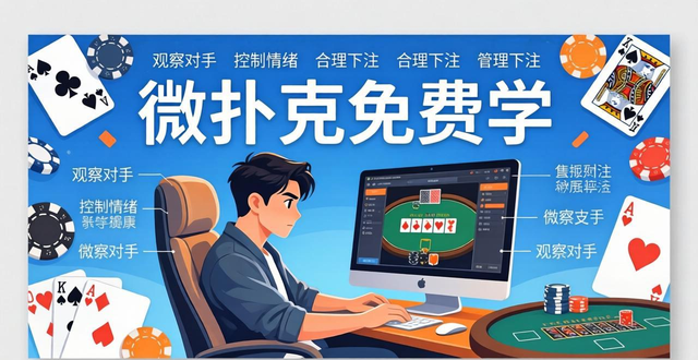 微扑克免费学德州扑克 零成本入门技巧练习