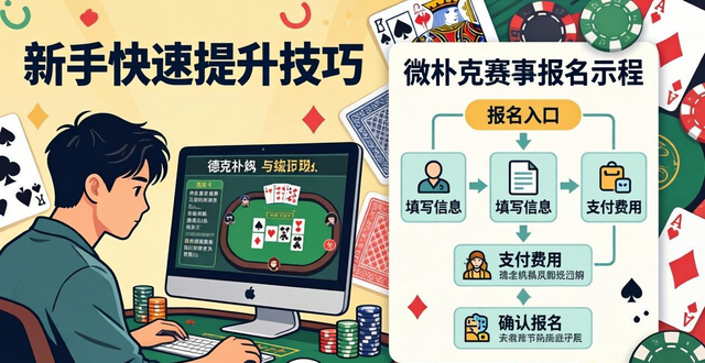 微扑克赛事报名攻略 新手如何快速提升德州扑克技巧