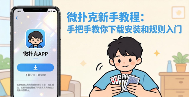 微扑克新手教程：手把手教你下载安装和规则入门