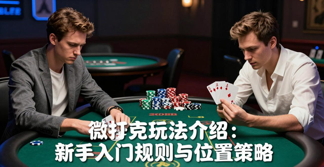 微扑克玩法介绍：新手入门规则与位置策略