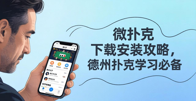 微扑克下载安装攻略，德州扑克学习必备