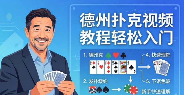微扑克新手必看 德州扑克视频教程轻松入门