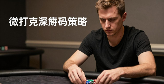 微扑克画面看不懂？掌握决策逻辑提升胜率