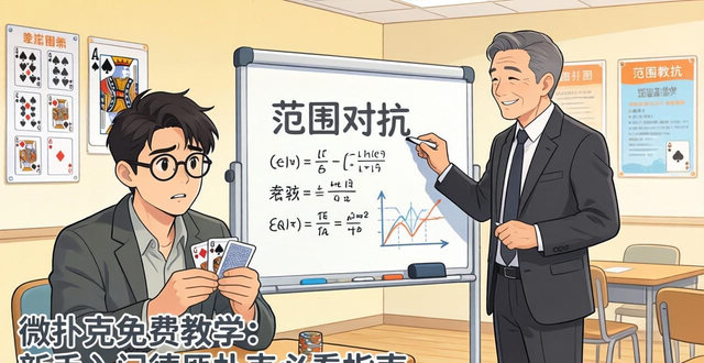 微扑克免费教学：新手入门德州扑克必看指南