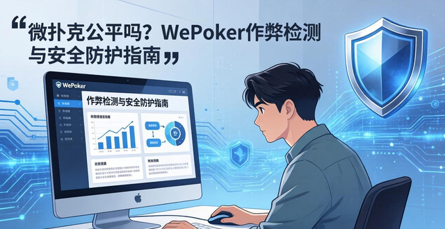 微扑克公平吗？WePoker作弊检测与安全防护指南