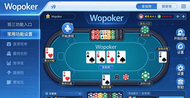 Wepoker界面设计如何影响你的游戏体验 从新手到高手都该懂的布局逻辑