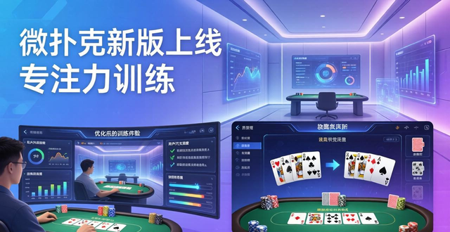 微扑克新版上线，两大扑克赛事引爆全球热潮，快来更新体验
