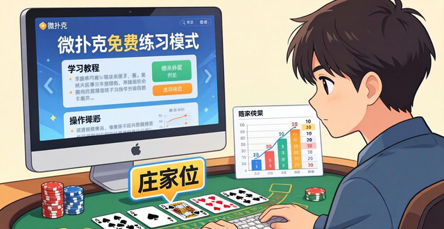 微扑克新手入门必看：从零开始学会德州扑克的基本玩法