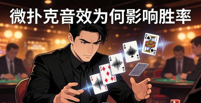 微扑克音效为何影响胜率 音频细节决定你的读牌判断