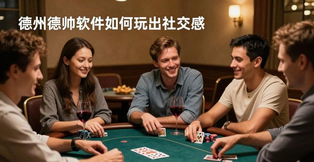 德州扑克软件如何玩出社交感 你需要知道的3个诀窍