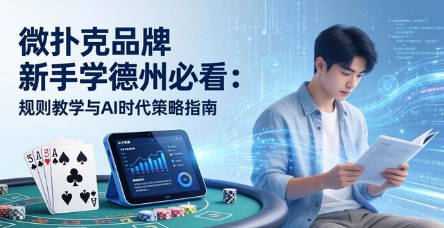 微扑克品牌 新手学德州必看：规则教学与AI时代策略指南
