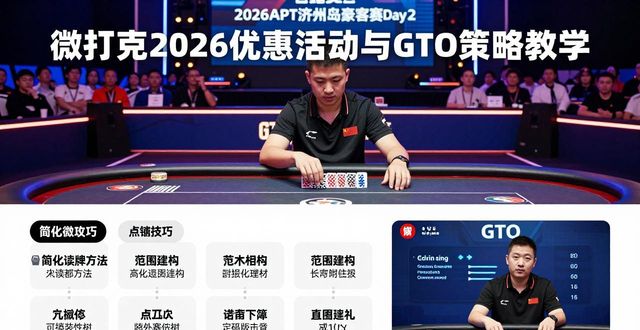 微扑克2026优惠活动盘点 GTO策略教学首发体验新功能上线