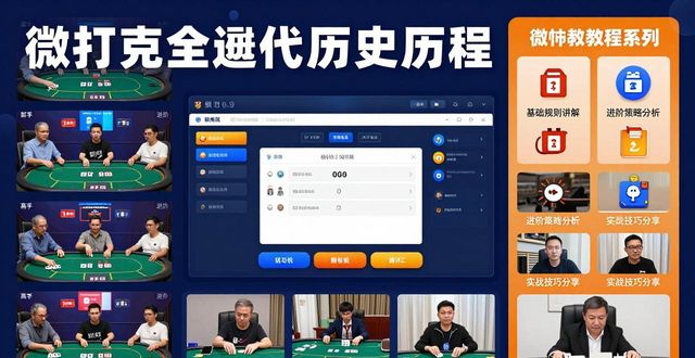 微扑克全迭代发展历程 带您了解正统德州扑克练习平台成长之路