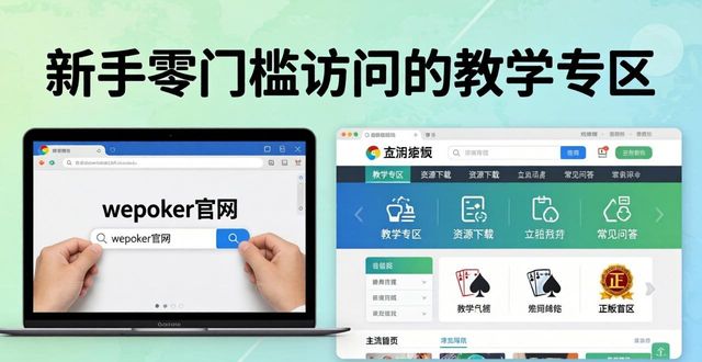 wepoker官网德州扑克全新上线教学专区 新手零门槛上手教程