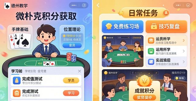 微扑克积分怎么用？微扑克积分获取与兑换全攻略