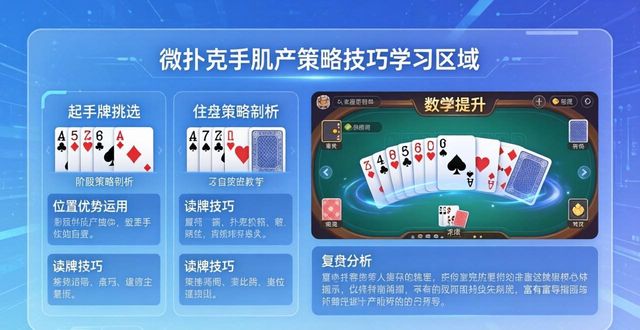 微扑克手机版：德州扑克教学软件的正确打开方式