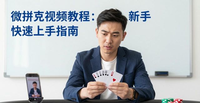 微扑克视频教程：新手快速上手指南