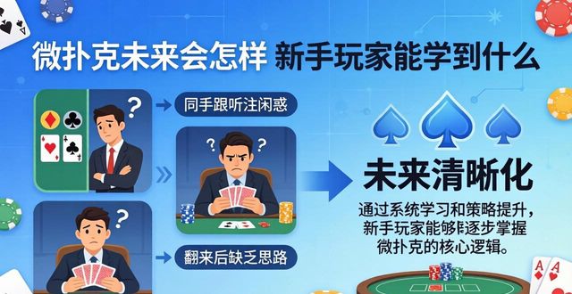 微扑克未来会怎样 新手玩家能学到什么