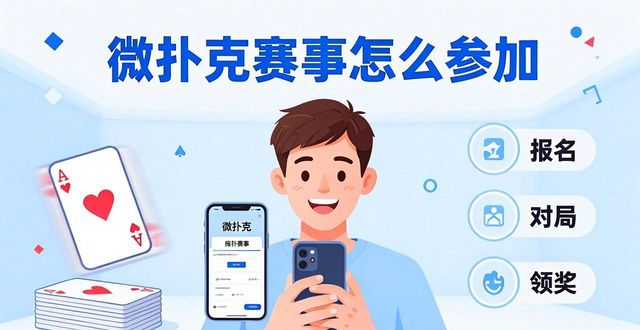 微扑克赛事怎么参加 新手也能快速上手