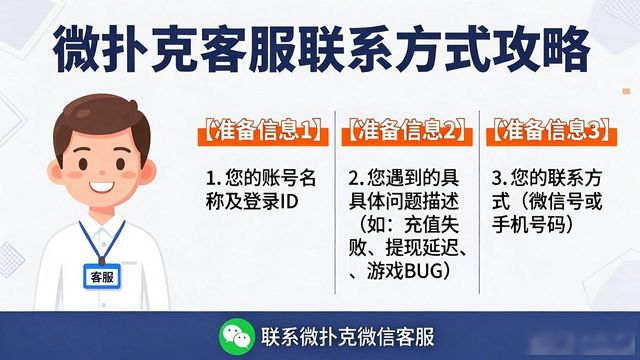 微扑克客服联系方式全攻略 怎么联系微扑克微信客服