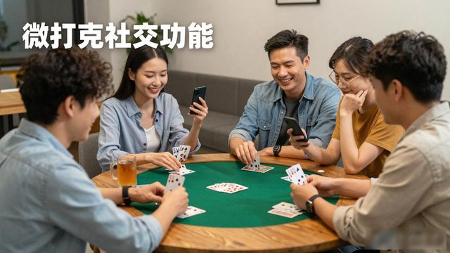 微扑克社交功能有多强 边打牌边交友的真实体验
