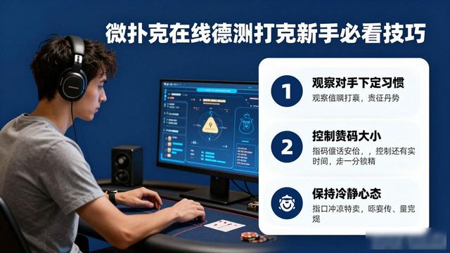 微扑克在线 德州扑克新手必看 怎么快速上手实战
