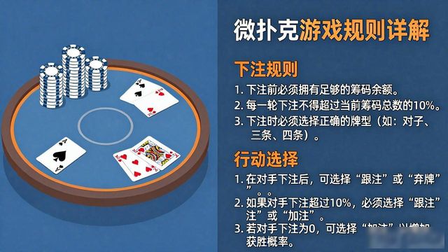 微扑克游戏规则详解 新手快速上手指南