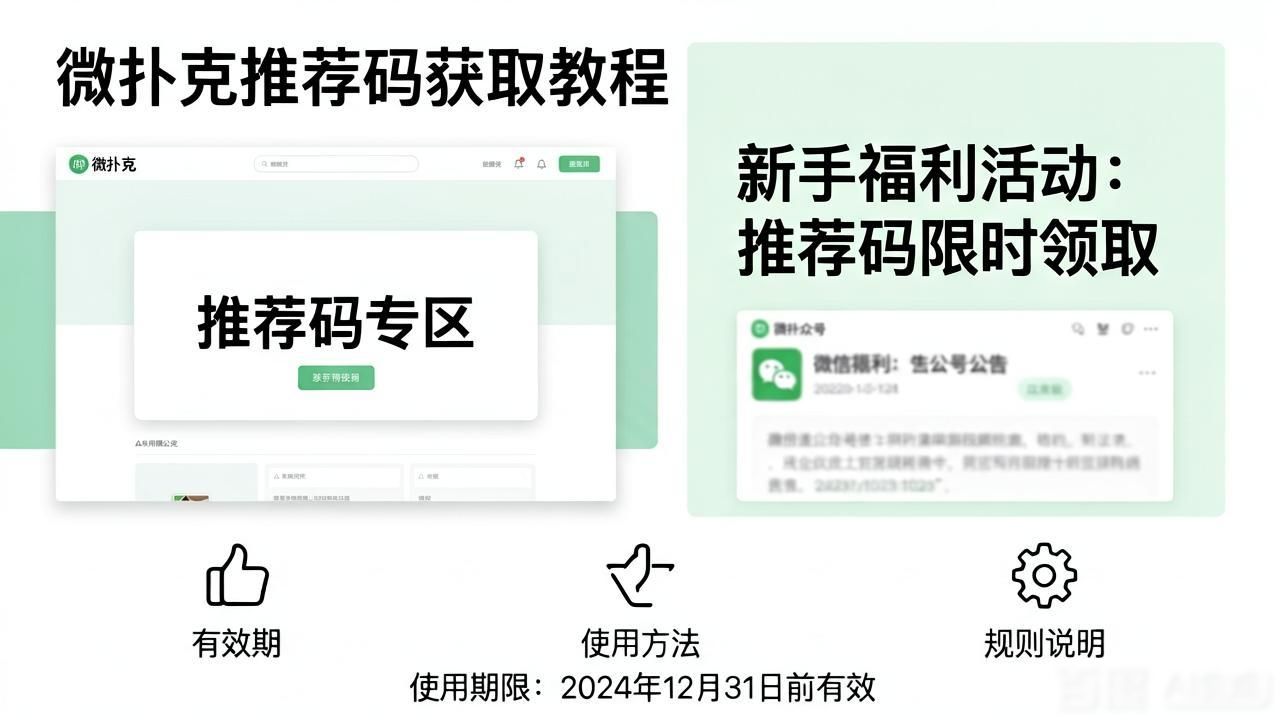 微扑克推荐码怎么获取 新手必看教程