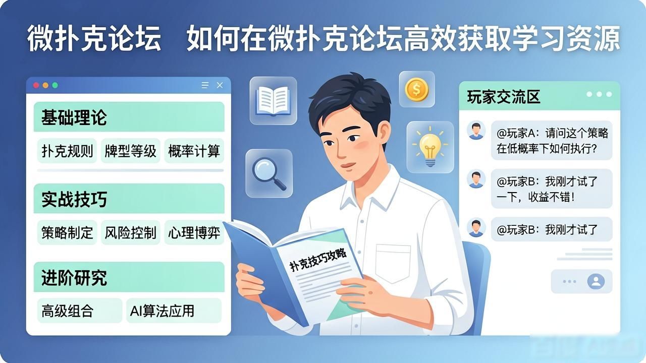 微扑克论坛：玩家交流技巧与下载安装全攻略