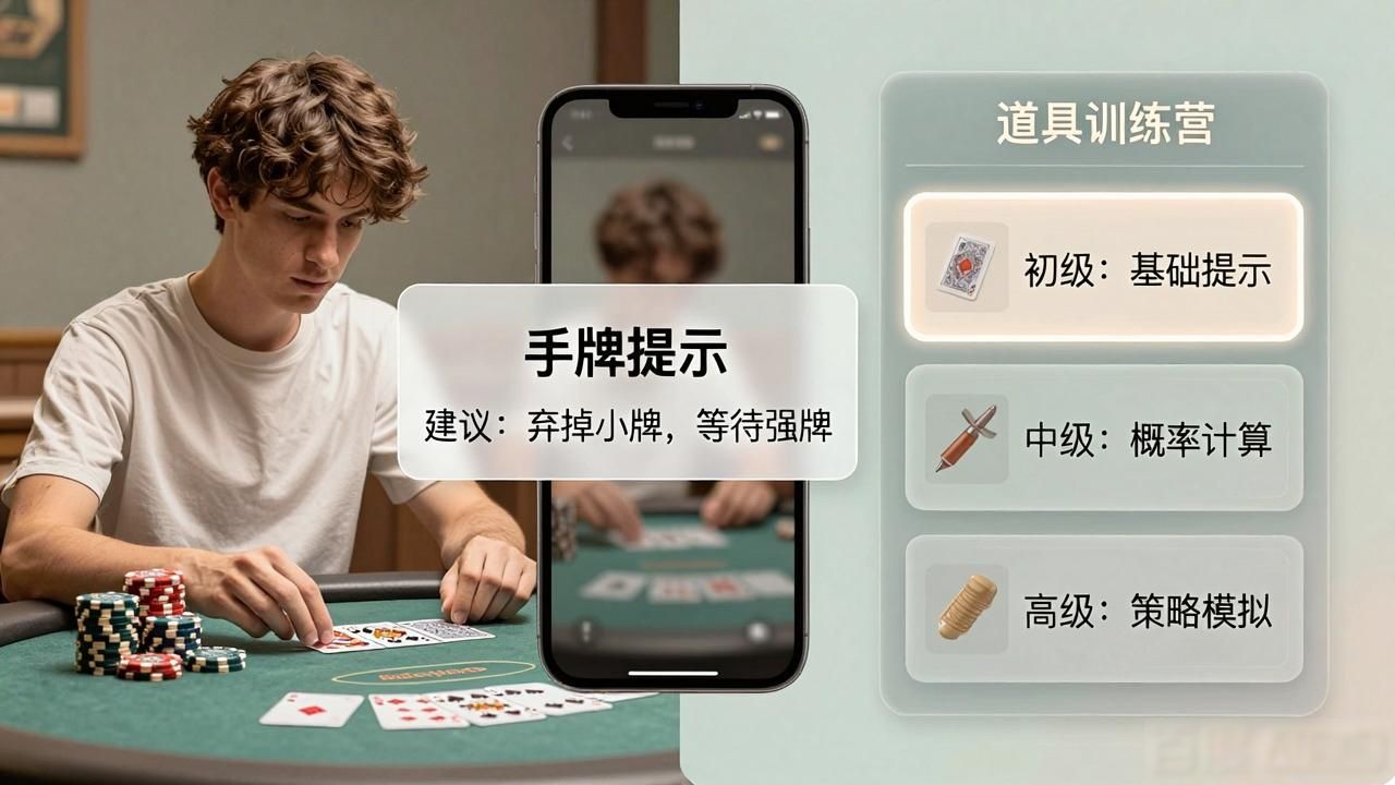 微扑克道具功能详解 德州扑克新手必看指南