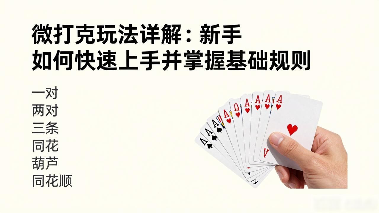 微扑克玩法_微扑克规律_微扑克机制