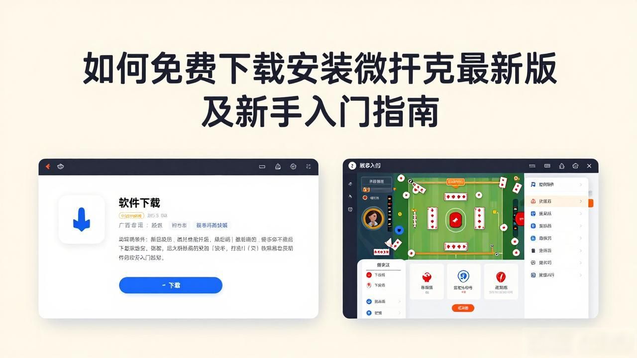如何免费下载安装微扑克最新版及新手入门指南