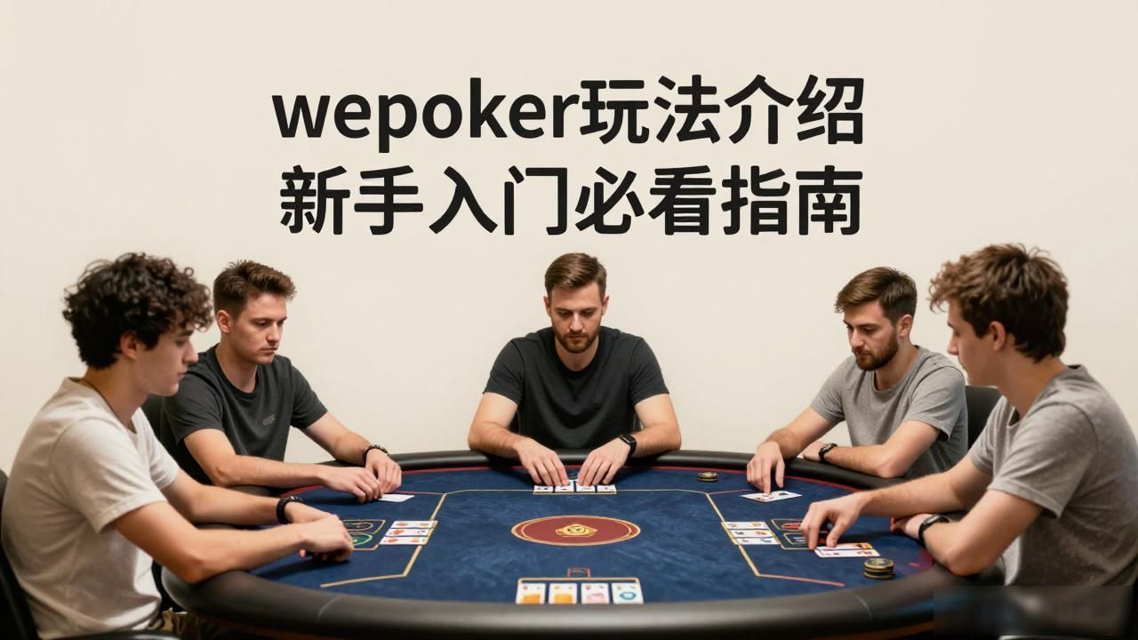 wepoker玩法介绍新手入门必看指南
