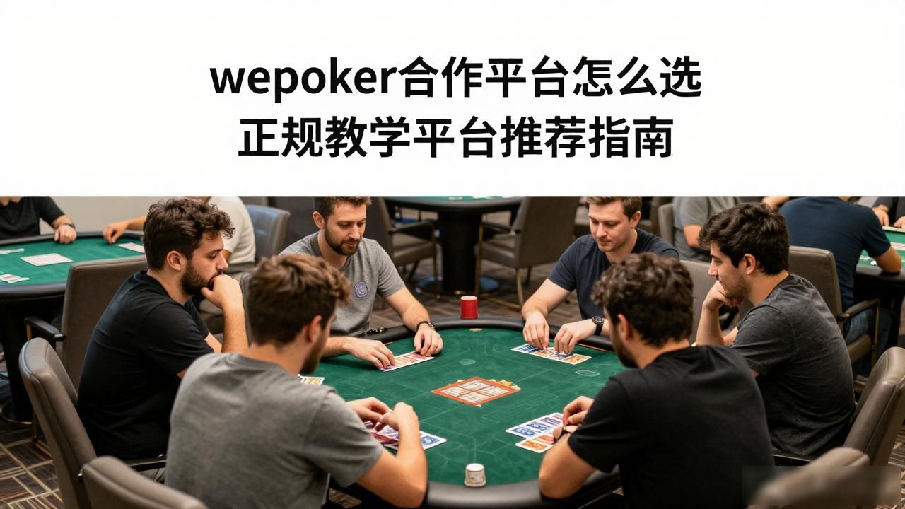 wepoker合作平台怎么选 正规教学平台推荐指南
